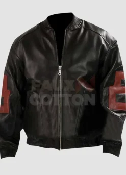 8 Ball Mens Black Bomber Jacket