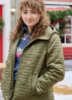A Dance in the Snow Vanessa Burghardt Puffer Jacket