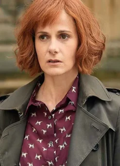 A DISCOVERY OF WITCHES (GILLIAN CHAMBERLAIN) LOUISE BREALEY COTTON COAT