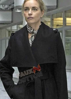 A Most Wanted Man (Irna Frey) Nina Hoss Black Wool Coat