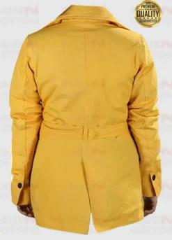A Simple Favor Anna Kendrick ( Stephanie Smothers ) Yellow Coat