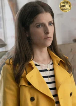 A Simple Favor Anna Kendrick ( Stephanie Smothers ) Yellow Coat