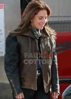 A Star Is Born Lady Gaga Leather Vest