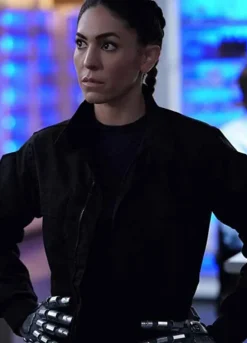 Agents of Shield (Elena Yo-Yo Rodriguez) Natalia Cordova-Buckley Black Cotton Jacket