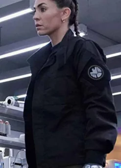 Agents of Shield (Elena Yo-Yo Rodriguez) Natalia Cordova-Buckley Black Cotton Jacket