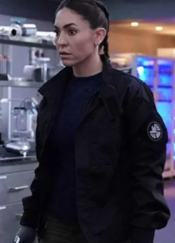 Agents of Shield (Elena Yo-Yo Rodriguez) Natalia Cordova-Buckley Black Cotton Jacket