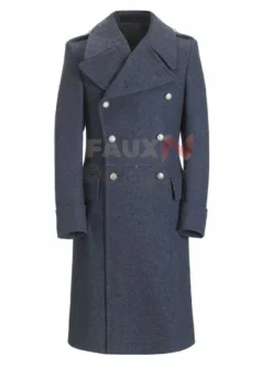 Air Force Blue Great Wool Trench Coat