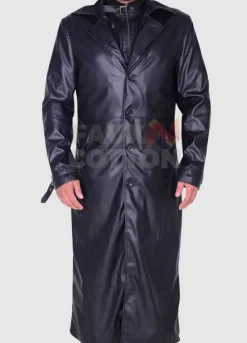 Albert Wesker Resident Evil 5 Black Costume Trench Coat