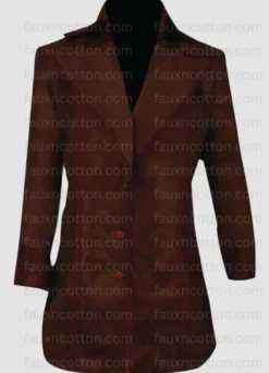 ALICE IN WONDERLAND JOHNNY DEPP SUEDE LEATHER COAT