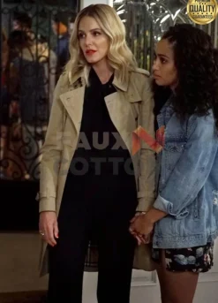 All American Laura Fine-Baker Brown Trench Coat