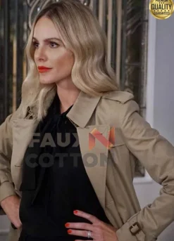 All American Laura Fine-Baker Brown Trench Coat