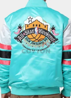 All Star NBA Weekend 1996 Hardwood Classics Teal Jacket