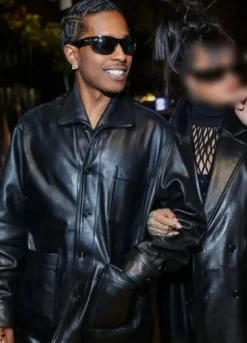 American Rapper A$AP Rocky Leather Jacket