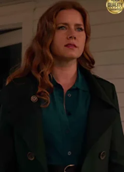 Amy Adams Zack Snyder's Justice League Black Wool Coat