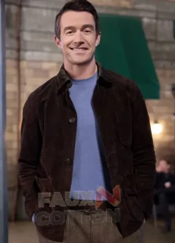 An Unexpected Valentine Robert Buckley Brown Jacket