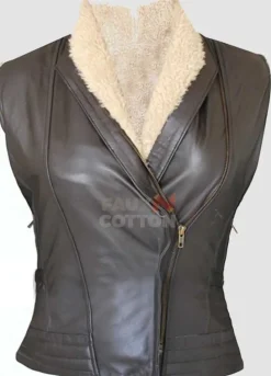 Andrea Harrison Walking Dead (Laurie Holden) Fur Vest