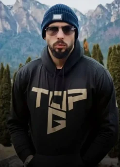 Andrew Tate Top G Black Hoodie