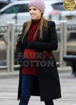 Anna Kendrick Love Life Darby Black Trench Coat
