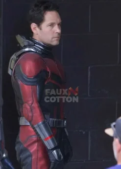 Ant Man Paul Rudd Cosplay Costume Leather Jacket
