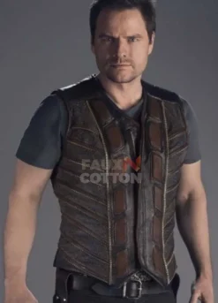 Anthony Lemke Dark Matter Marcus Boone Leather Vest