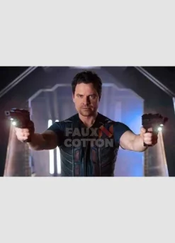 Anthony Lemke Dark Matter Marcus Boone Leather Vest