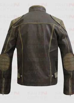 Antique Cafe Racer Leather Jacket
