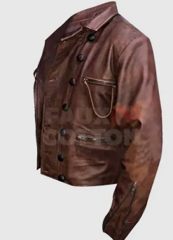 AQUAMAN JASON MOMOA BROWN JACKET