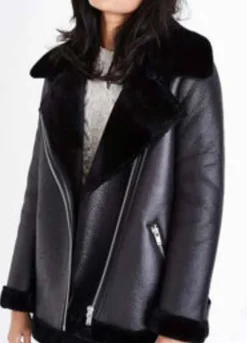 ARMY OF THIEVES (GWENDOLINE) NATHALIE EMMANUEL LEATHER JACKET