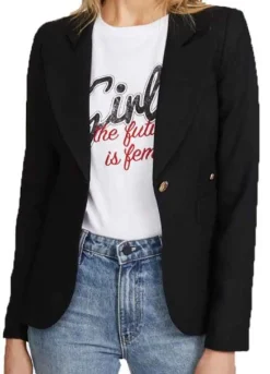 Arrow Dinah Black Canary Black Cotton Blazer