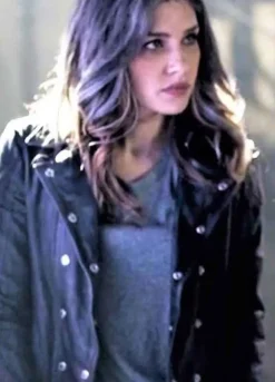 Arrow Season 7 (Dinah Drake) Juliana Harkavy Black Leather Jacket