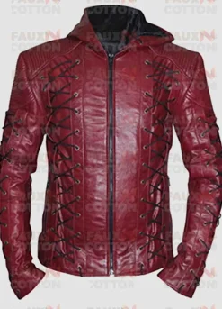 Arrow Season 3 Roy Harper (Colton Haynes) Red Jacket