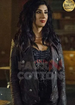 Ash vs Evil Dead Kelly Maxwell Black Leather Jacket