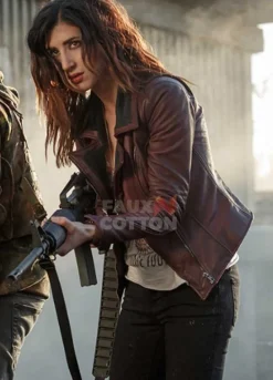 Ash Vs Evil Dead Kelly Maxwell Maroon Jacket