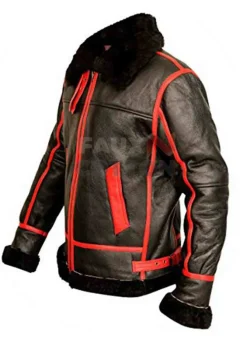 B3 Pilot WW2 Black Leather Jacket For Men's