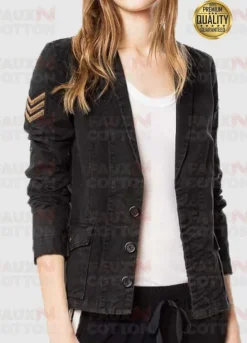 B Positive Gina Military Jacket