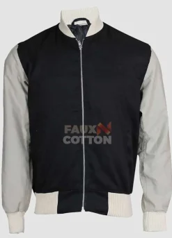 Baby Driver Ansel Elgort Varsity Bomber Jacket