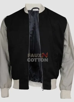 Baby Driver Ansel Elgort Varsity Bomber Jacket
