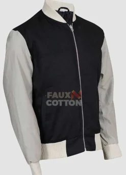 Baby Driver Ansel Elgort Varsity Bomber Jacket