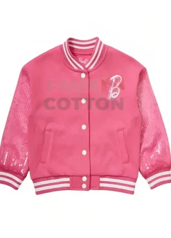 Barbie Pink Varsity Jacket