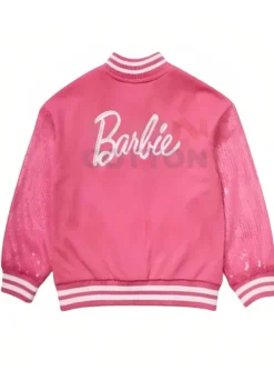 Barbie Pink Varsity Jacket