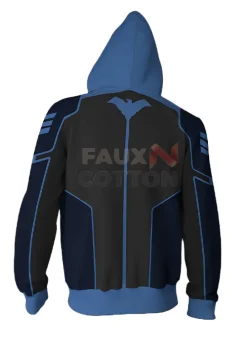 Batman Arkham Knight Dick Grayson (Nightwing) Hoodie Jacket