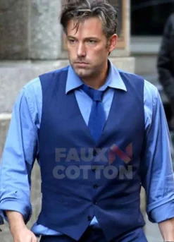 Batman V Superman Dawn Of Justice Ben Affleck Blue Vest