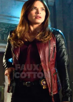 Beauty And The Beast Catherine Chandler (Kristen Kreuk) Red Jacket