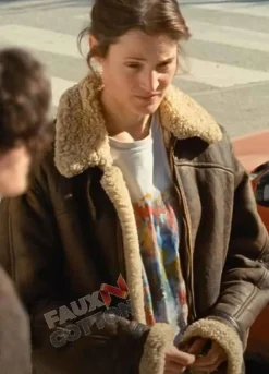 Beckett Vicky Krieps (Lena) Brown Leather Jacket