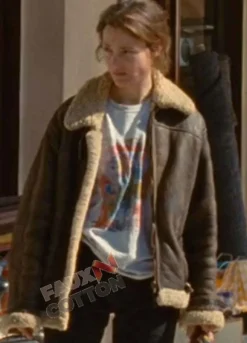Beckett Vicky Krieps (Lena) Brown Leather Jacket