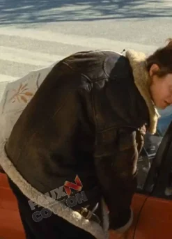 Beckett Vicky Krieps (Lena) Brown Leather Jacket