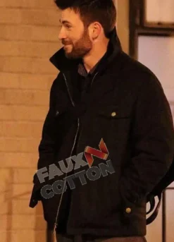 Before We Go (Nick) Chris Evans Black Wool Jacket