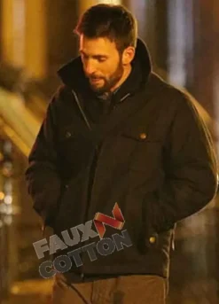 Before We Go (Nick) Chris Evans Black Wool Jacket