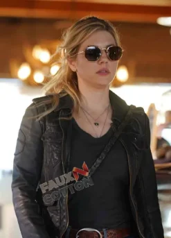 Big Sky (Jenny Hoyt) Katheryn Winnick Black Leather Jacket