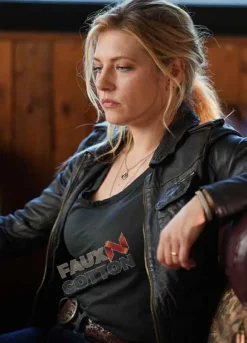 Big Sky (Jenny Hoyt) Katheryn Winnick Black Leather Jacket